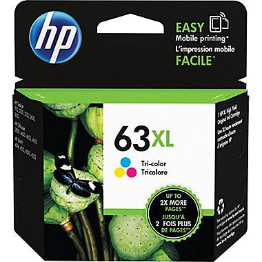 HP 63XL (F6U63AN) High Yield Tri-color Original Ink Cartridge (330 Yield)