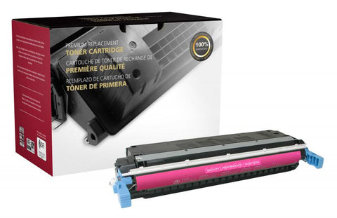 Clover Technologies Group, LLC CIG Compatible 645A Magenta Toner Cartridge for HP Color LJ 5500/5550 (12,000 Yield)